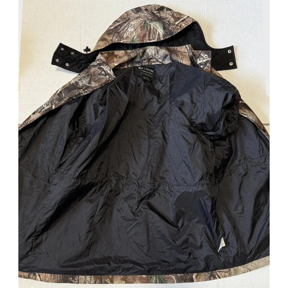 ONYX - Men's AP Realtree Camo 3 in 1‎ Shell Hooded Hunting Jacket - Large